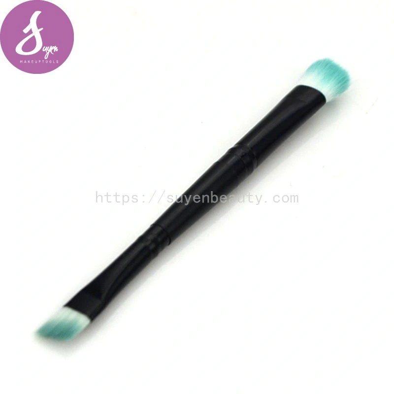 Hot Sale Double Ends Eyeshadow Makeup Brush Angled Eyebrow Brush