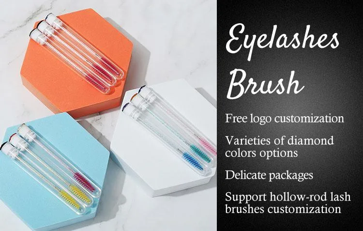 Wholesale Eyelash Extension Brush High Quality Eyebrow Brush