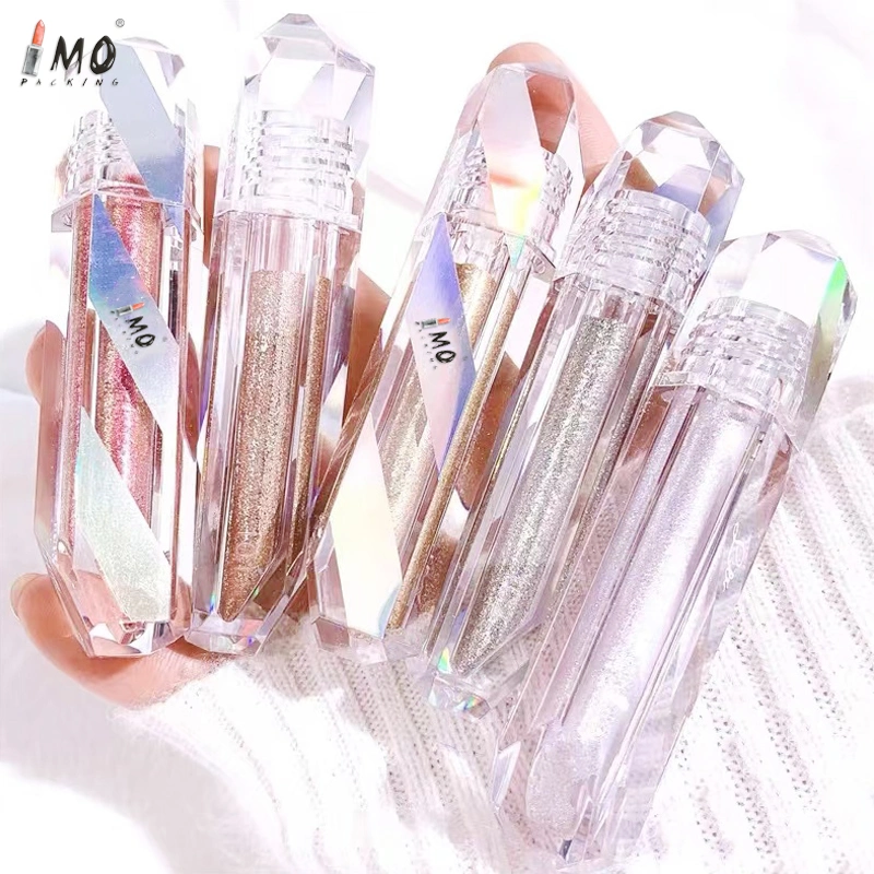 Irregular Empty Lipgloss Tub Plastic Cream Tubes Eco Lipgloss Wand Tubes