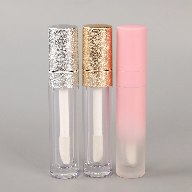 Hot Sale Custom Color Cosmetic Lipgloss Containers and Packaging Hot Stamping Plastic Baby Bottle Lipgloss Tubes