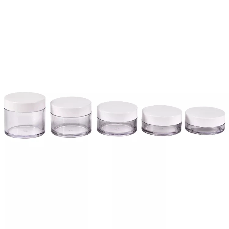 3G/5g/15g/20g/80g/100g Custom Logo Round Cosmetic Jar Eye Shadow Mineralized Makeup Plastic Spice Jar Plastic Jar