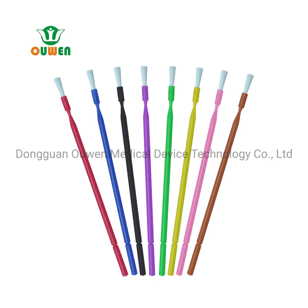 Ouwen ISO13485 CE FDA Certificates Disposable Dental Micro Brush for Make up or Dental Use