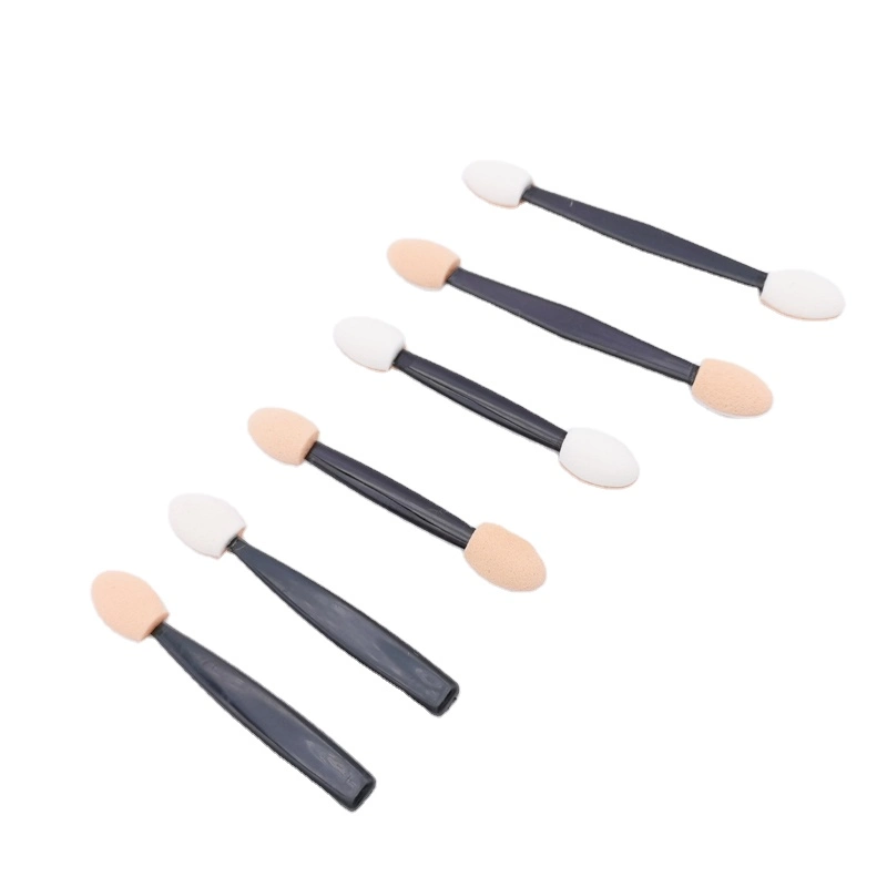 Popular Eyeshadow Applicators with Container, Disposable Dual Sides Eyeshadow Brushes, Eyeshadow Sponge Applicator Makeup Applicators