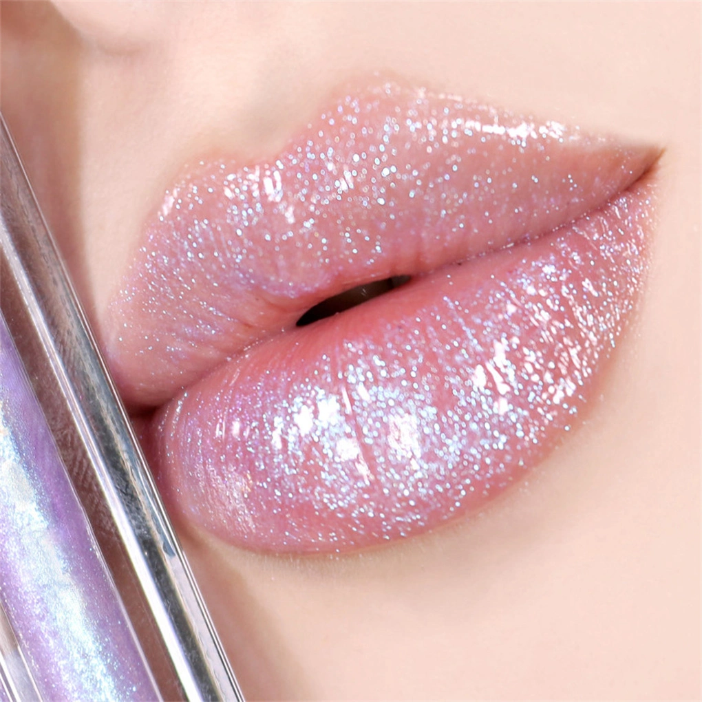 Sparkling Lip Lacquer Shiny Holographic Lipgloss Metallic Effect Super Shine Lip Gloss