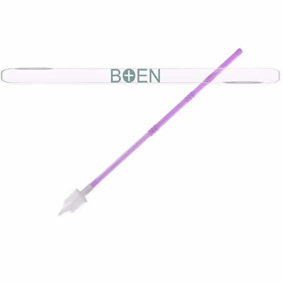 Escova de amostragem de nylon estéril descartável escova cervical escova de citologia médica escova de limpeza de nylon Cytobrush com certificados CE ISO13485 FDA