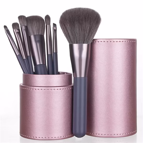 Pincel cosmético premium para base, blush, corretivo, sombra, destaque, sobrancelha, rosa, conjunto de pincéis de maquiagem