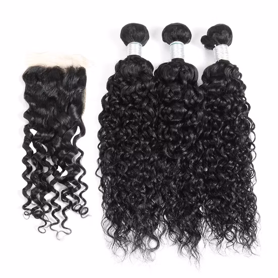 Cabelo virgem com onda de água grau 10A Salões de beleza da China